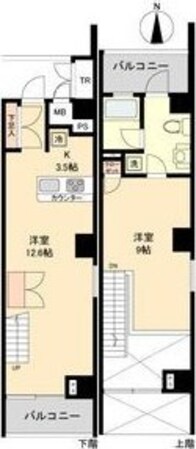 スクエア名駅南の物件間取画像